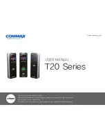 Commax T20-C User Manual preview