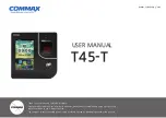 Preview for 1 page of Commax T45-T User Manual