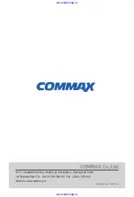 Предварительный просмотр 10 страницы Commax TP-12RM User Manual