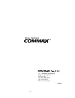 Предварительный просмотр 49 страницы Commax WDP-180D Use And Care Manual