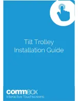 CommBox Tilt Trolley Installation Manual предпросмотр