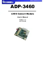 Предварительный просмотр 1 страницы Commell ADP-3460 User Manual