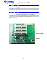 Preview for 5 page of Commell CBP-6P3X2 User Manual