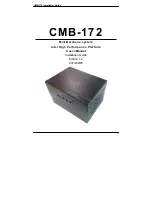 Предварительный просмотр 1 страницы Commell CMB-172 User Manual And Installation Manual