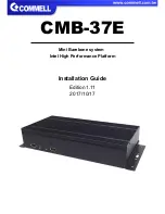 Commell CMB-37E Installation Manual предпросмотр