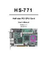 Commell HS-771 User Manual preview