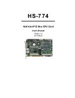 Preview for 1 page of Commell HS-774 User Manual