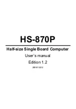 Preview for 1 page of Commell HS-870P User Manual