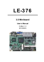 Preview for 1 page of Commell LE-376 Series User Manual