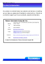 Preview for 13 page of Commell MP-6100E User Manual