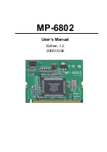 Commell MP-6802 User Manual preview