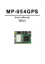 Commell MP-954GPS User Manual preview