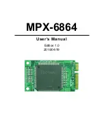 Commell MPX-6864 User Manual preview