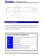 Preview for 14 page of Commell MPX-M2EG User Manual