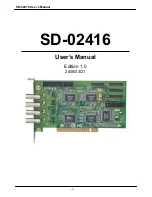 Commell SD-02416 User Manual preview