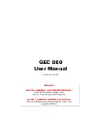 Предварительный просмотр 13 страницы Commend GEC 880 User Manual