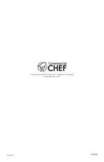 Предварительный просмотр 38 страницы Commercial CHEF CHCM11100SSB User Manual