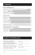 Preview for 2 page of Commercial CHEF CHM16100B6C User Manual