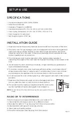 Preview for 9 page of Commercial CHEF CHM16100B6C User Manual