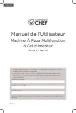 Предварительный просмотр 12 страницы Commercial CHEF CHPG12R User Manual