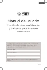 Предварительный просмотр 23 страницы Commercial CHEF CHPG12R User Manual