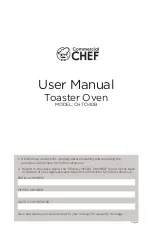 Commercial CHEF CHTO40B User Manual предпросмотр