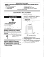 Preview for 3 page of commercial cool CJ30M Use & Care Manual