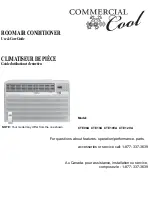 commercial cool CTE08A User Manual preview