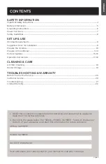 Preview for 3 page of commercial cool CWAM10W6C User Manual