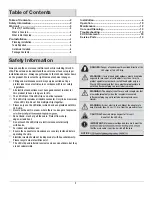 Preview for 2 page of Commercial Electric 1001 548 528 Use And Care Manual