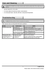 Preview for 7 page of Commercial Electric 1001820735 Use And Care Manual