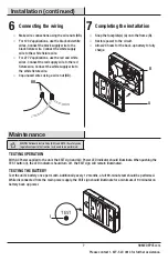 Preview for 7 page of Commercial Electric 1003 821 753 Use And Care Manual