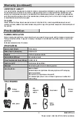 Preview for 3 page of Commercial Electric 1003 939 873 Use And Care Manual