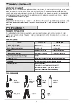 Предварительный просмотр 3 страницы Commercial Electric 1003 939 898 Use And Care Manual