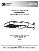 Предварительный просмотр 1 страницы Commercial Electric 1003 943 420 Use And Care Manual