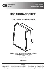 Предварительный просмотр 1 страницы Commercial Electric 1003 952 699 Use And Care Manual