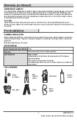 Предварительный просмотр 3 страницы Commercial Electric 1003 953 016 Use And Care Manual