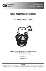 Commercial Electric 1003 953 046 Use And Care Manual preview