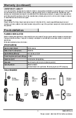 Preview for 3 page of Commercial Electric 1003 953 046 Use And Care Manual