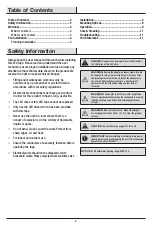 Preview for 2 page of Commercial Electric 1004 105 595 Use And Care Manual