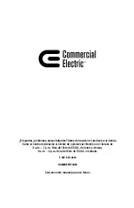 Предварительный просмотр 16 страницы Commercial Electric 1004868374 Use And Care Manual