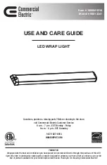 Commercial Electric 1005045316 Use And Care Manual preview