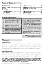 Preview for 2 page of Commercial Electric 1005045316 Use And Care Manual