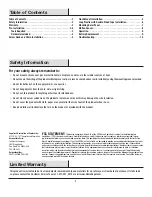 Preview for 2 page of Commercial Electric 1007155949 Use And Care Manual