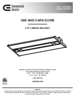 Предварительный просмотр 1 страницы Commercial Electric 50242161 Use And Care Manual