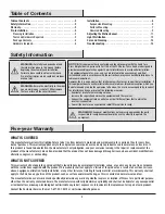 Предварительный просмотр 2 страницы Commercial Electric 50242161 Use And Care Manual