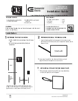 Предварительный просмотр 1 страницы Commercial Electric 5310-WH Installation Manual