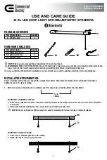 Предварительный просмотр 1 страницы Commercial Electric 55703141 Use And Care Manual