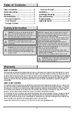 Предварительный просмотр 2 страницы Commercial Electric 56514141 Use And Care Manual