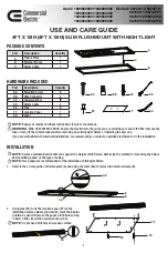 Preview for 1 page of Commercial Electric 56704111 Use And Care Manual